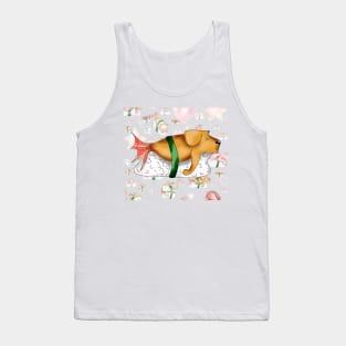 cute brown sushi dog Tank Top